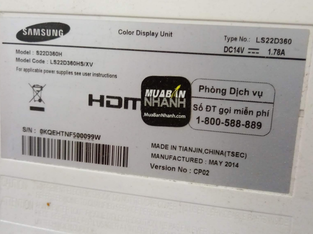 Tem xi bạc dán mặt sau màn hình Samsung